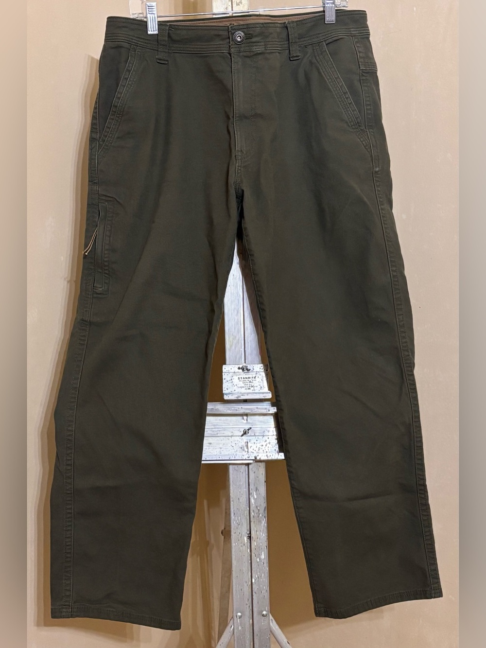 Legendary Outfitters Men's Olive Green Casual Work Pants Sz 36/30